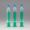 HCL by Comar Oral Dispensers with Tip Caps, 10mL - Clear, Green Plungers