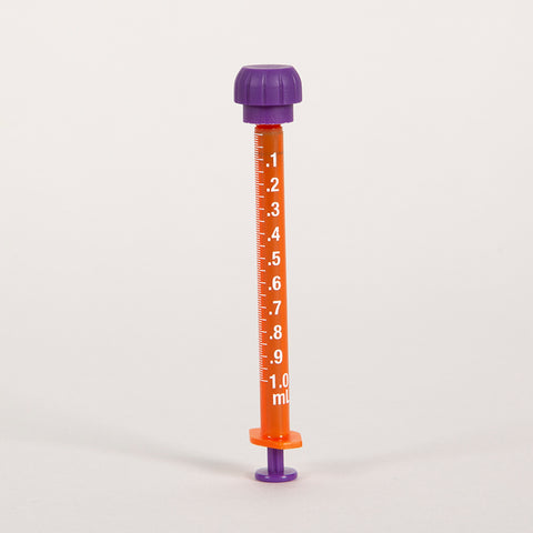 Low Dose ENFit Syringes, 1mL Amber, Case