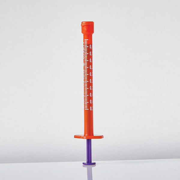 Low Dose ENFit® Syringes, 0.5mL, Amber, Non-sterile, Case