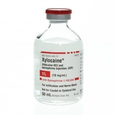 Xylocaine 1% 50mL Multi-Dose Vial w/ EPI