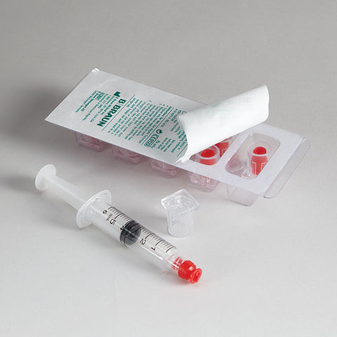 Sterile Tamper-Evident Luer Lock Syringe Caps, Case