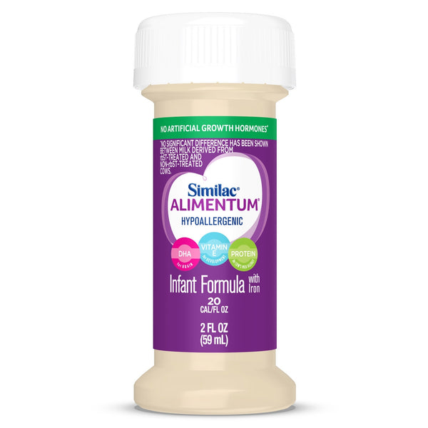 Infant Formula Similac® Alimentum® Unflavored 2 oz. Bottle Liquid Food Allergies-59738