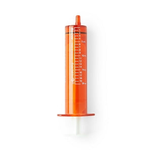 Oral Syringe, Amber, 20 mL