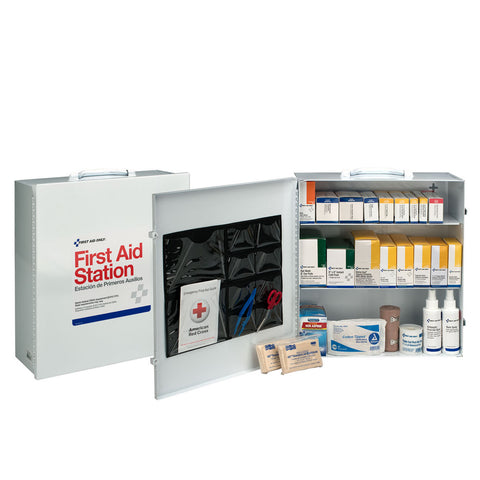 3 Shelf First Aid Metal Cabinet