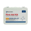 25 Person First Aid Kit, ANSI A+, Metal Case