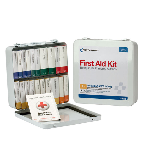 24 Unit First Aid Kit, ANSI A+