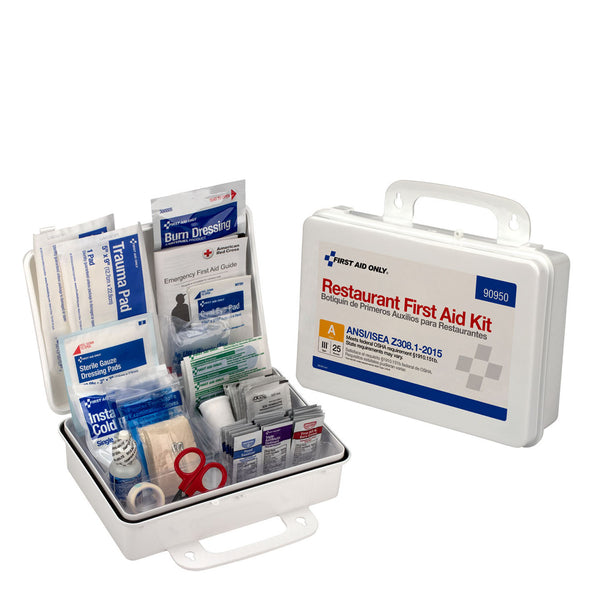 25 Person First Aid Kit, ANSI A, Restaurant Bulk Kit