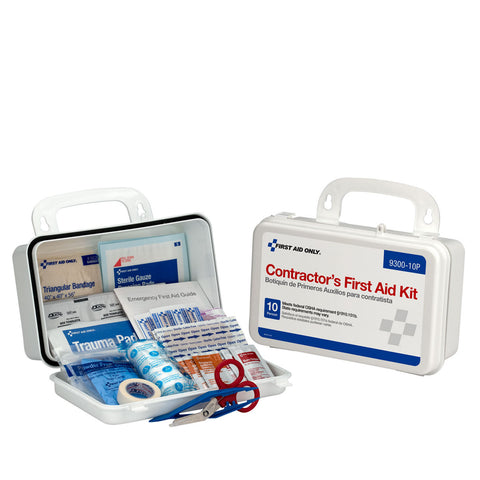 10 Person Contractor First Aid Kit,