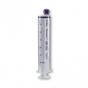 NeoConnect ENFit Pharmacy Syringe, Nonsterile, Purple, 60 mL