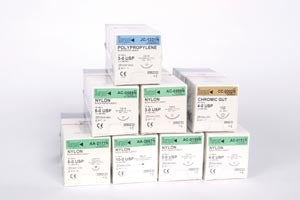 5/0 Nylon Suture, Black Mono