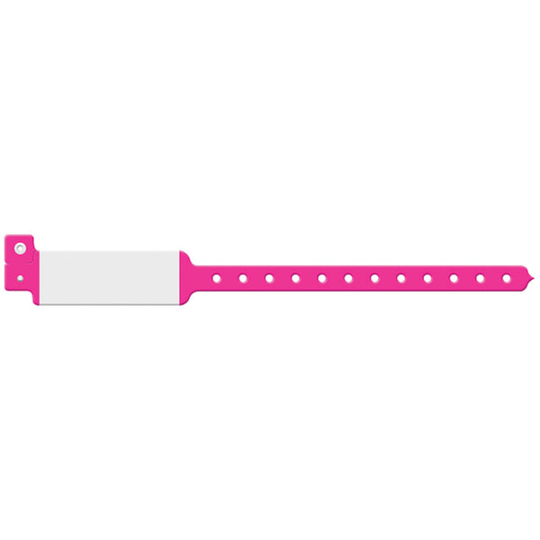 Wristband, Adult/ Pediatric, Neon Pink