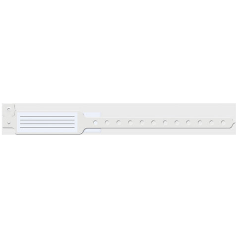 Wristband, Adult/ Pediatric, White