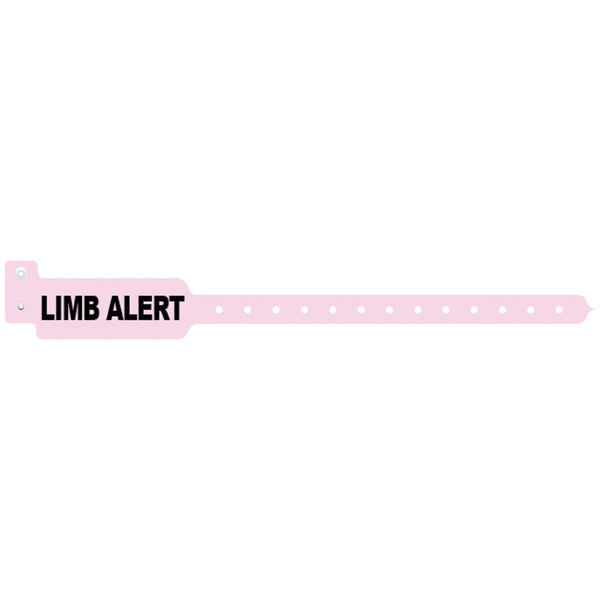 Wristband, Adult/ Pediatric, Limb Alert, Pink