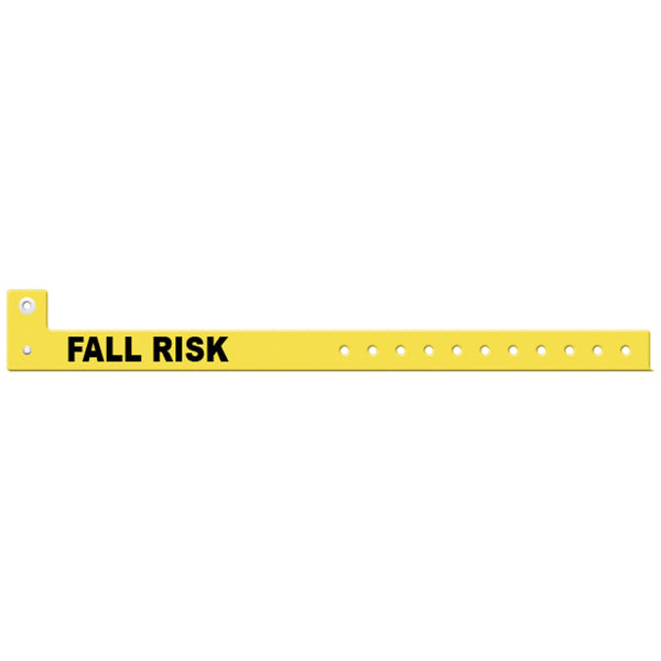 Wristband, L Shape, Fall Risk, Yellow