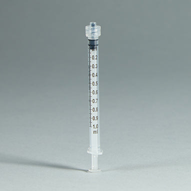 Sterile Vesco Luer Lock Syringes, 1.0mL, Case