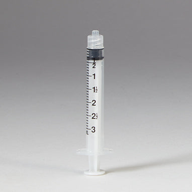 Sterile Monoject™ Luer Lock Syringes, 3mL, Case