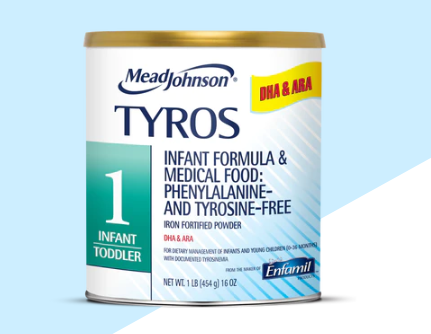 TYROS 1 Infant Formula & Medical Food - Powder - 1 lb Can