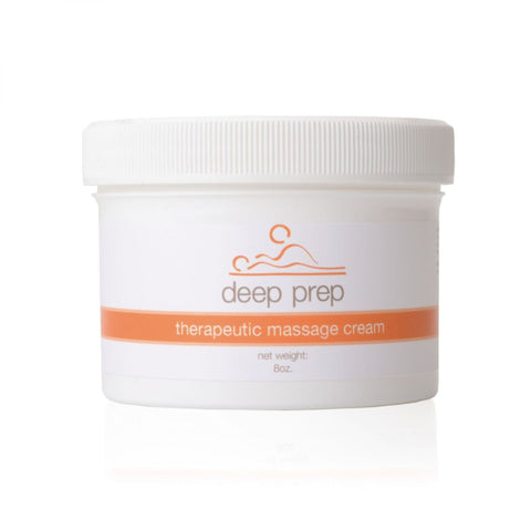 Deep Prep Therapeutic Massage Cream - 8 OZ.