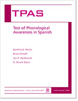 Test of Phonological Awareness in Spanish (TPAS)