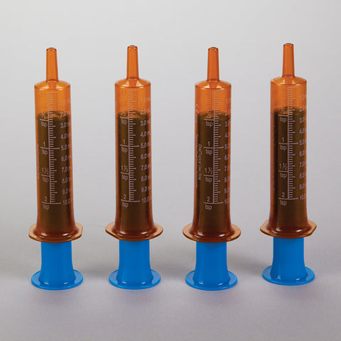 Comar® Oral Dispensers with Tip Caps, 10mL - Amber