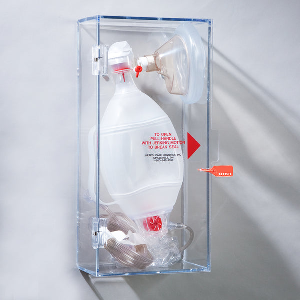 Quick Access Resuscitation Bag and Tubing Holder