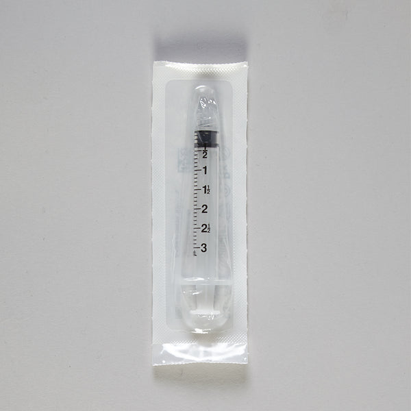 Sterile Monoject Luer-Lock Syringes, 3mL