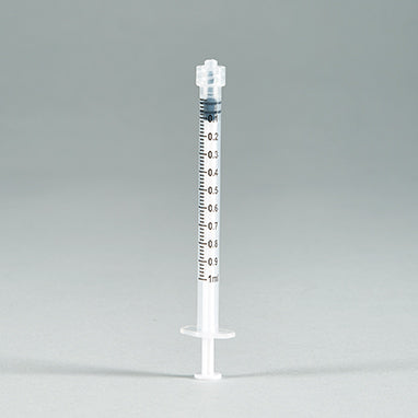 Sterile Vesco Luer-Lock Syringes, 1mL, Case