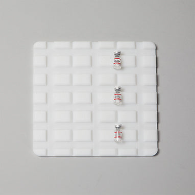 Vial Tray, Plastic, 10 x ½ x 10