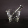 Flint Glass Mortar and Pestle Set, 2 oz