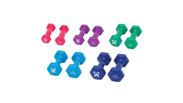 CanDo® Vinyl-Coated Dumbbells