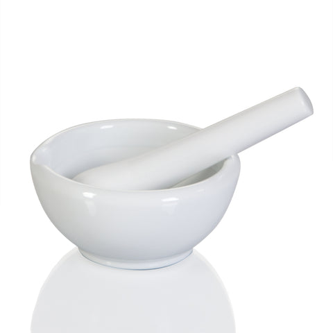 Ceramic Mortar and Pestle Set, 8 oz