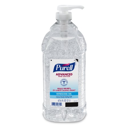 Hand Sanitizer Purell® Advanced 2,000 mL Ethyl Alcohol Gel Pump Bottle