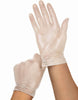 For California Only, Powder-Free Clear Vinyl Exam Gloves, Size S