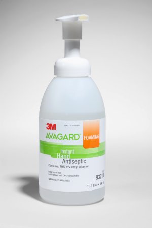 Hand Sanitizer 3M™ Avagard™ 16.9 oz. Ethyl Alcohol Foaming Pump Bottle