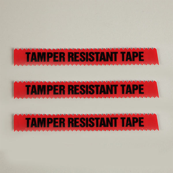 Tamper Resistant Tape, Red, 1/2