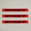 Tamper Resistant Tape, Red, 1/2"W x 108'