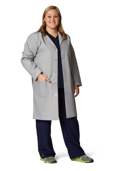 Unisex Knee Length Lab Coats 83044GRYS