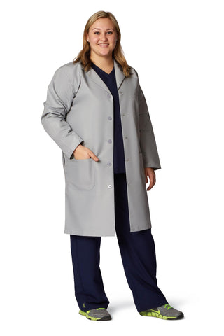 Unisex Knee Length Lab Coats 83044GRYS