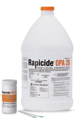 OPA High-Level Disinfectant Rapicide® OPA/28 RTU Liquid 1 gal. Jug Max 28 Day Reuse EA/1