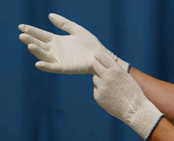 Glove Liner Care Glove™ Powder Free Cotton White Medium