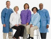 Knee-Length Lab Coat, Medical Blue, Disposable, Size 3XL