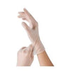 Vinyl powder-free clear exam gloves