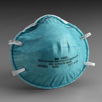 N95 NIOSH-Approved Respirator Mask, Size M