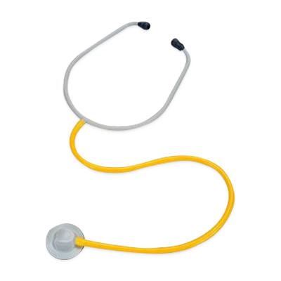 Yellow Single-Patient Stethoscope, Pediatric