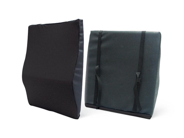 Wheelchair Back Cushion, Available with or Without Lumbar Support, 18