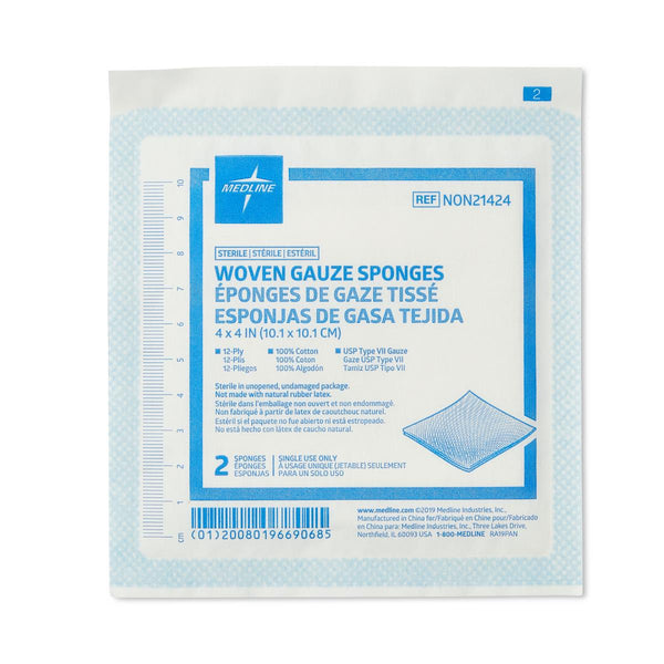 Woven Sterile Gauze Sponges, 4