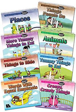 Early Apraxia of Speech Stories Backward Buildup: 8-Book Set