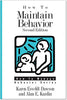 How to Maintain Behavior Second Edition E-Book