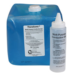 TheraSonic Ultrasound Gel, 5 Liter Container (1.3 gallon) with 8 ounce empty bottle