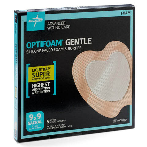 Optifoam Gentle Silicone-Faced Foam and Border with Liquitrap MSC2399EPZ